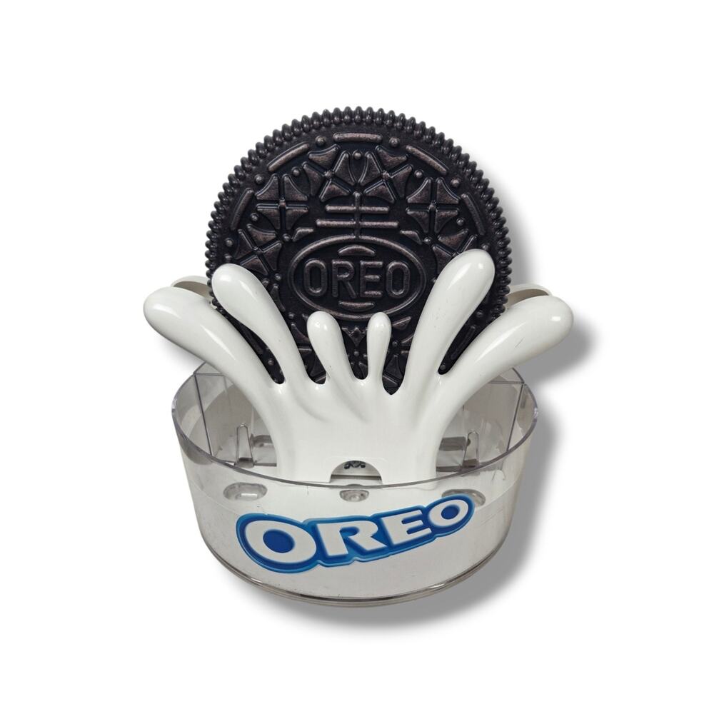 Oreo Cookie Retail Display Shelf Case 2 Sided Nabisco 3D Milk Splash Advertising